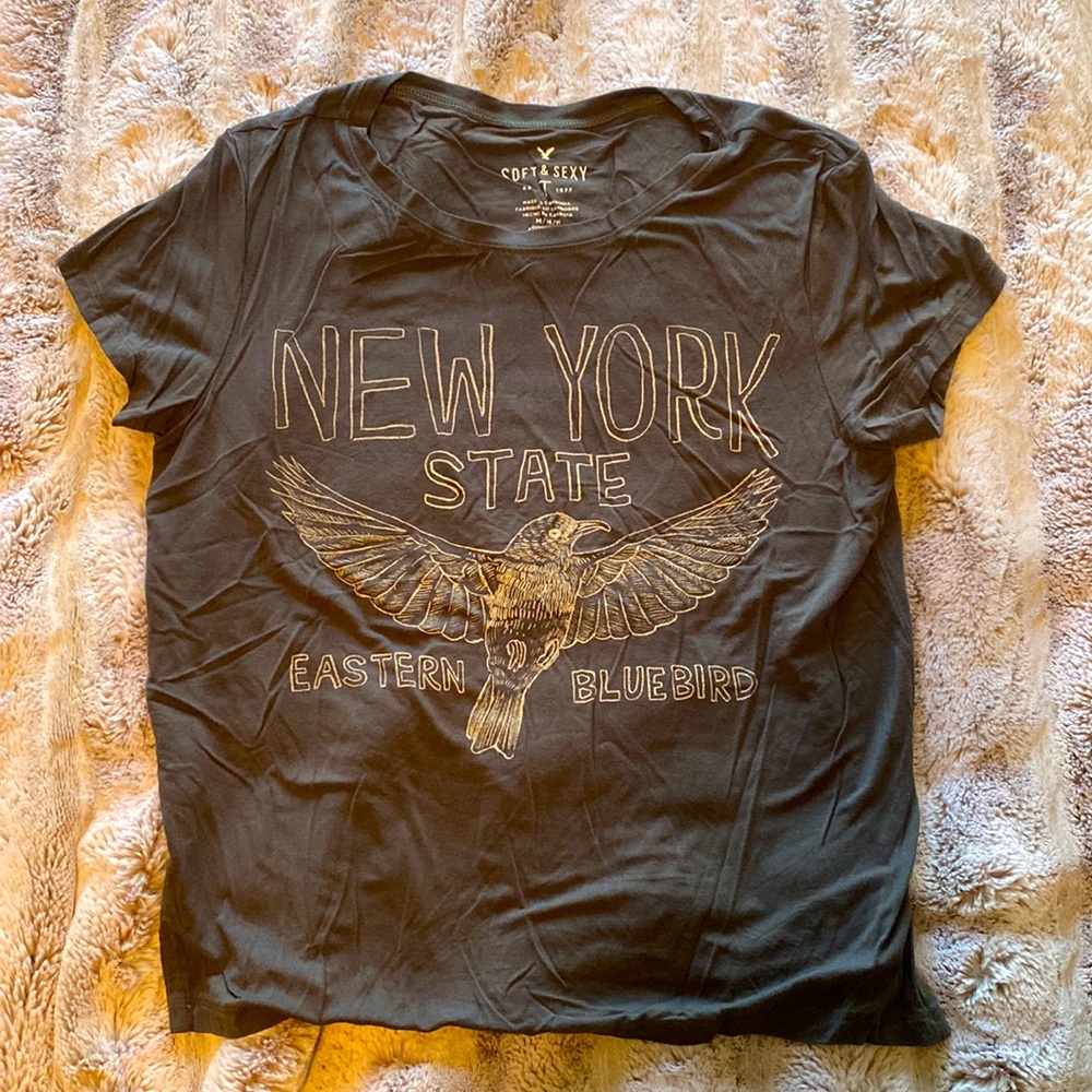 Super soft gray t shirt from American Eagle